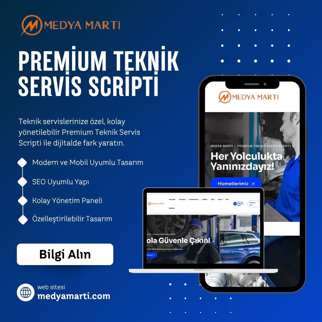 Premium Teknik Servis Scripti