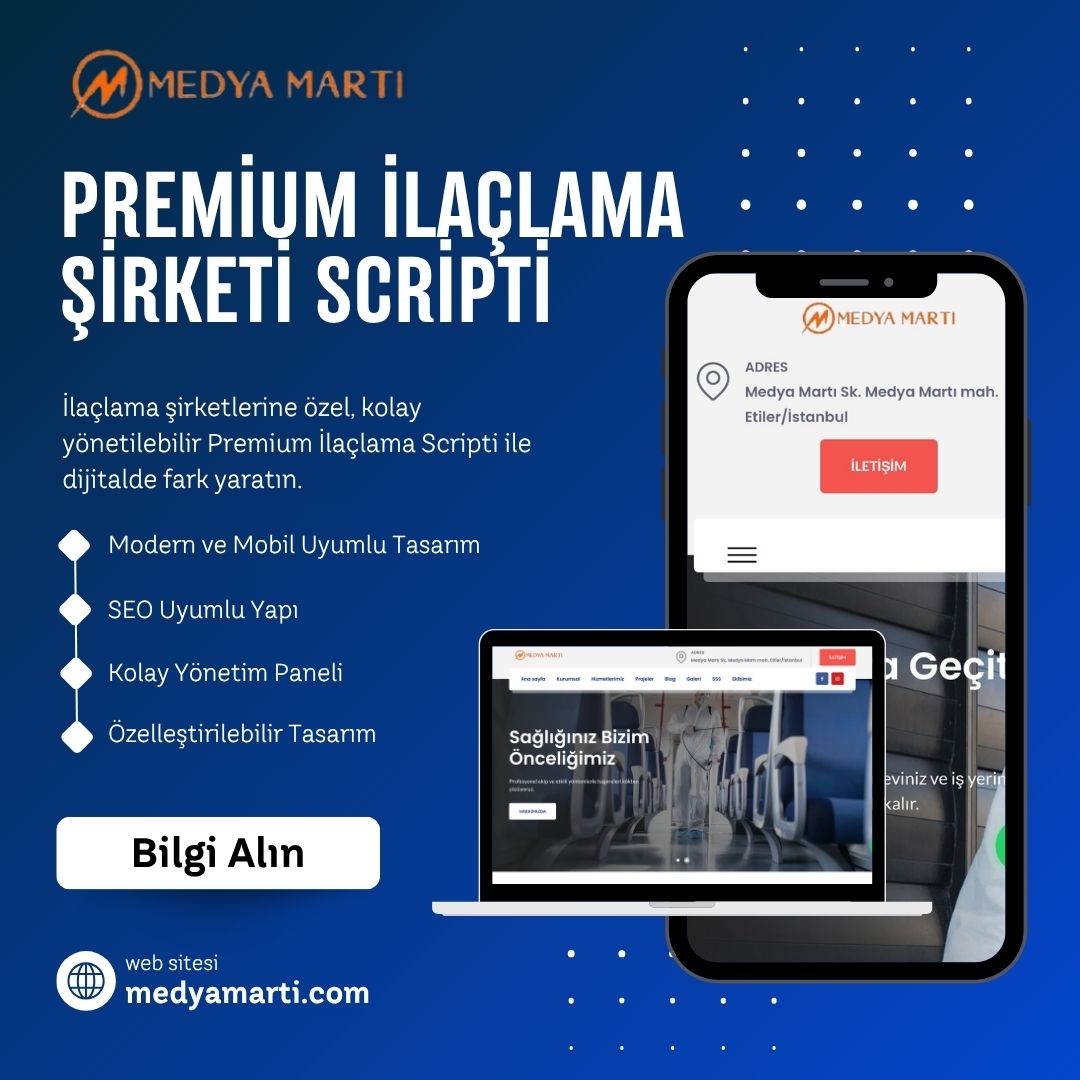 Premium İlaçlama Şirketi Scripti