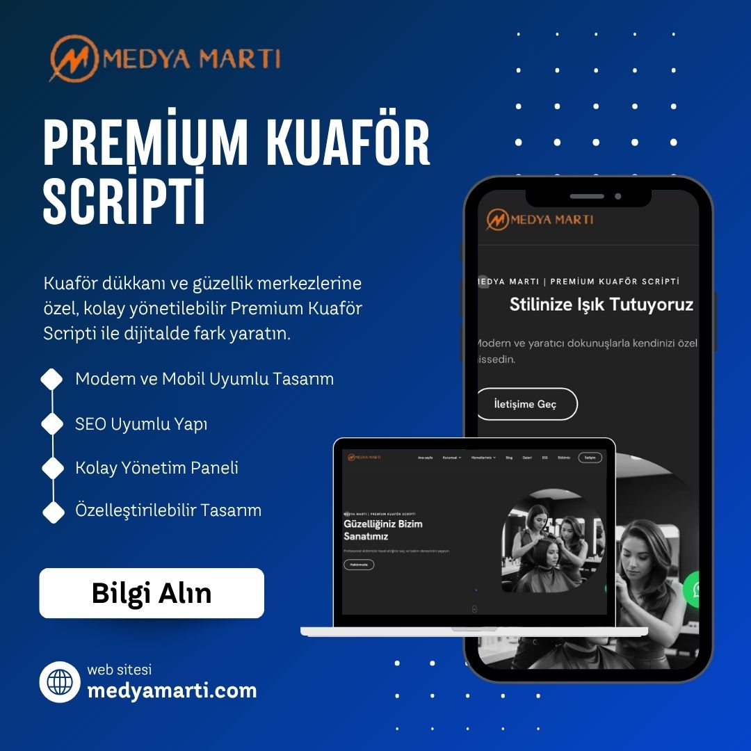 Premium Kuaför Scripti